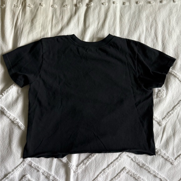 Brandy Melville Black Crew Neck Tee - Picture 4 of 4